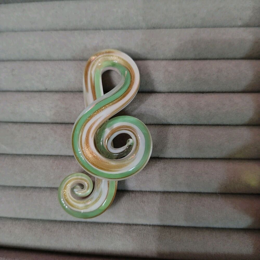 Murano Inspired Glass Pendant